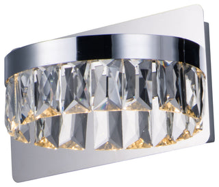 Maxim 38371BC Icycle 1 Light 6" Tall LED Wall Sconce - Polished Chrome