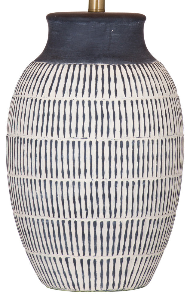 Marrengo Table Lamp - Blue/White