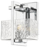 Innovations 312-1W-PC-CL-LED 1-Light Bath Vanity Light, Polished Chrome