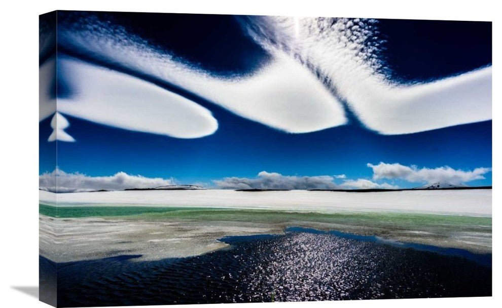 "Icewind" Stretched Canvas Giclee by Ralf Kayser, 22x15"