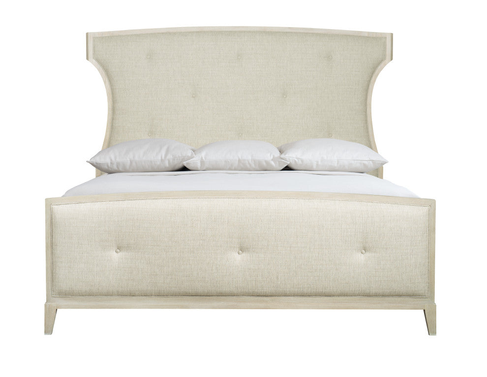 Bernhardt East Hampton Upholstered Bed, Cerused Linen, King