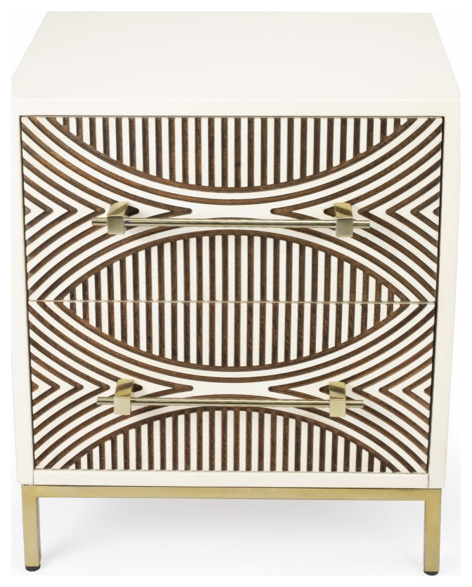 Mango Wood 2 drawers Chest