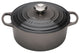 Le Creuset Signature Cast Iron Round Casserole, 20 cm, Flint