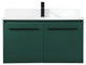 Elegant Decor Penn Bathroom Vanity Green