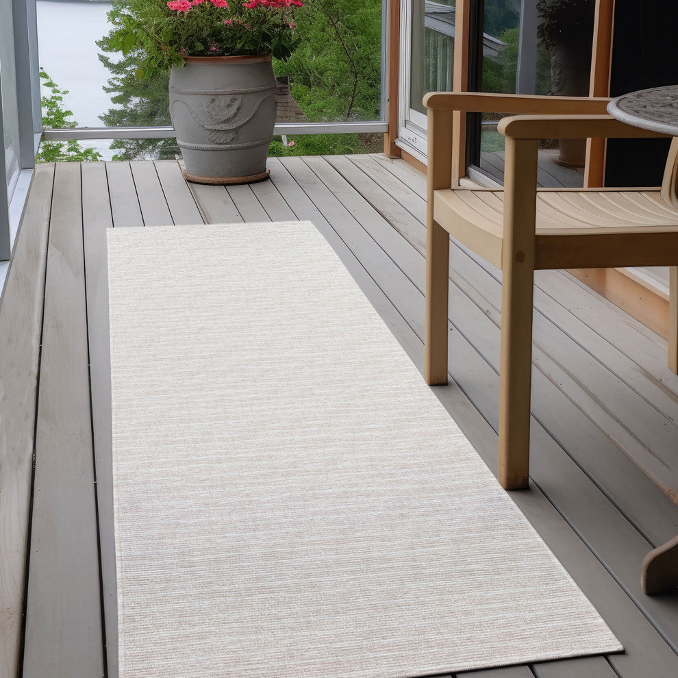 Indoor/Outdoor Laidley LA1 Linen Machine Washable 2'3" x 7'6" Rug