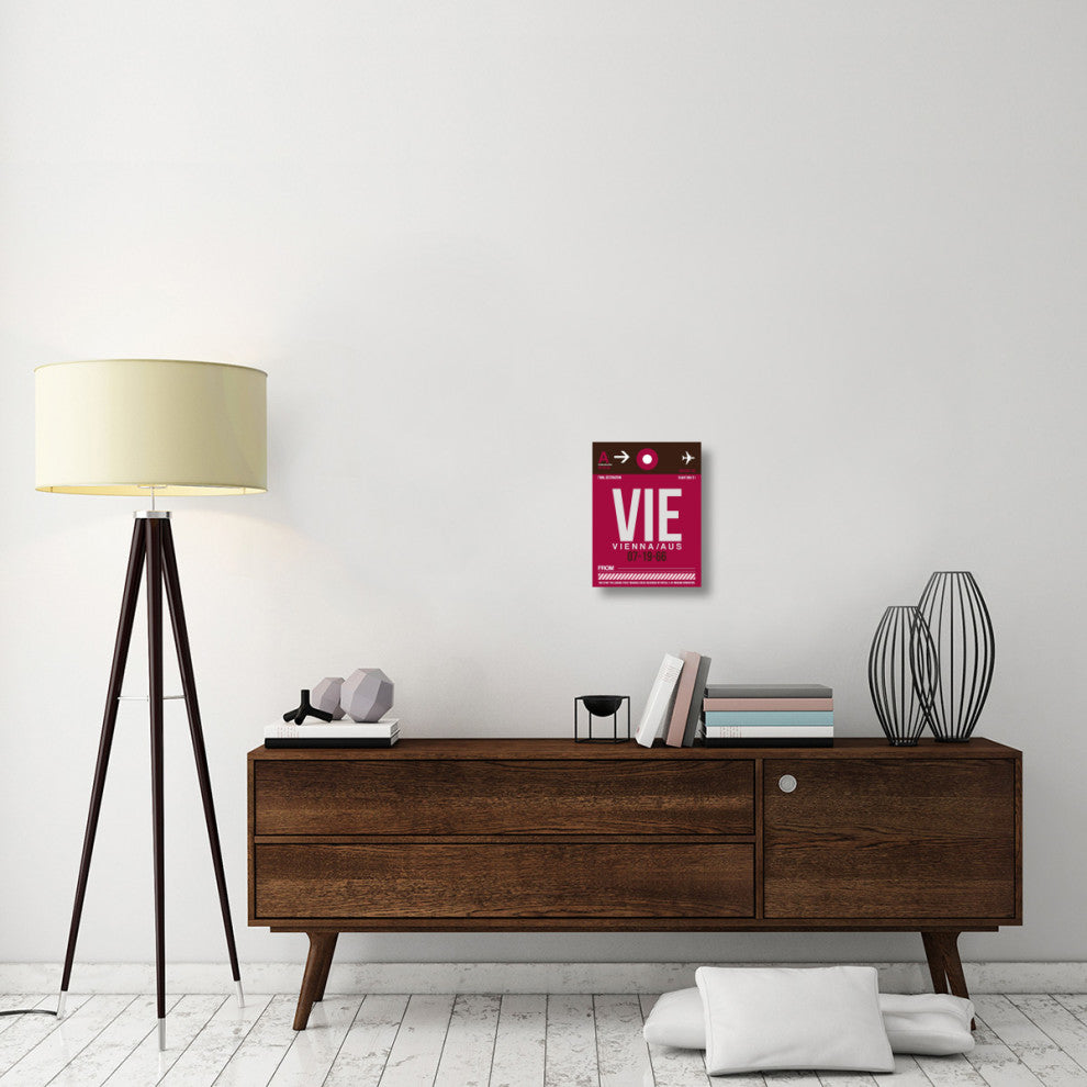 "VIE Vienna Luggage Tag 2" Fine Art Print