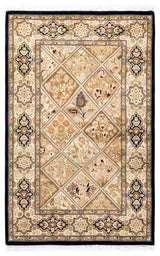 MOGUL, Hand Knotted Area Rug 4' 1" X 2' 8"