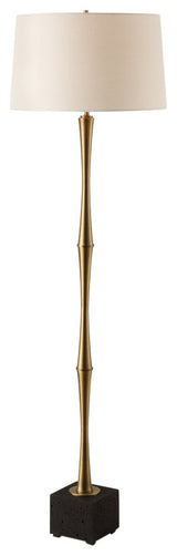 Uttermost Shino Antique Brass Floor Lamp