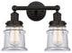 Innovations 616-2W-OB-G182S Canton 2 Light Bath Vanity Light, Oil Rubbed Bronze