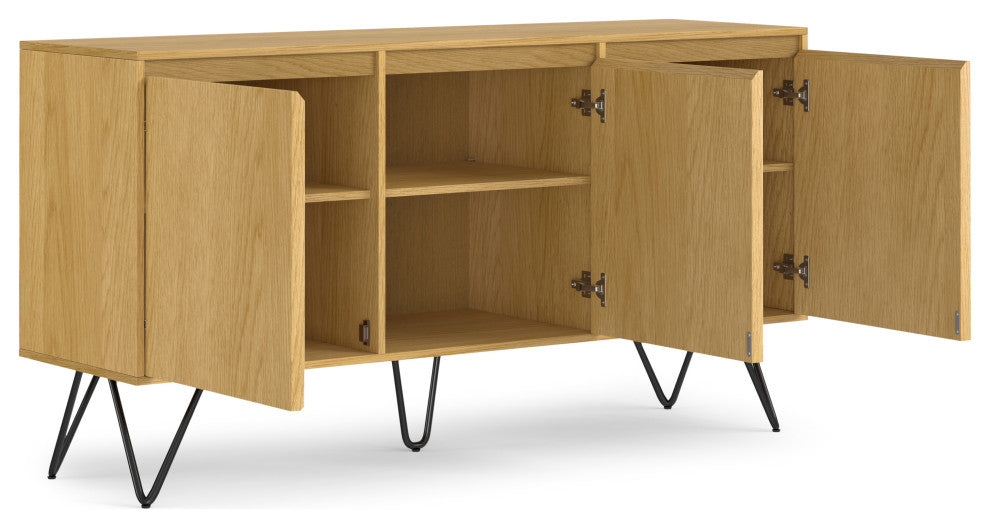 Hunter Sideboard Buffet, Oak Veneer