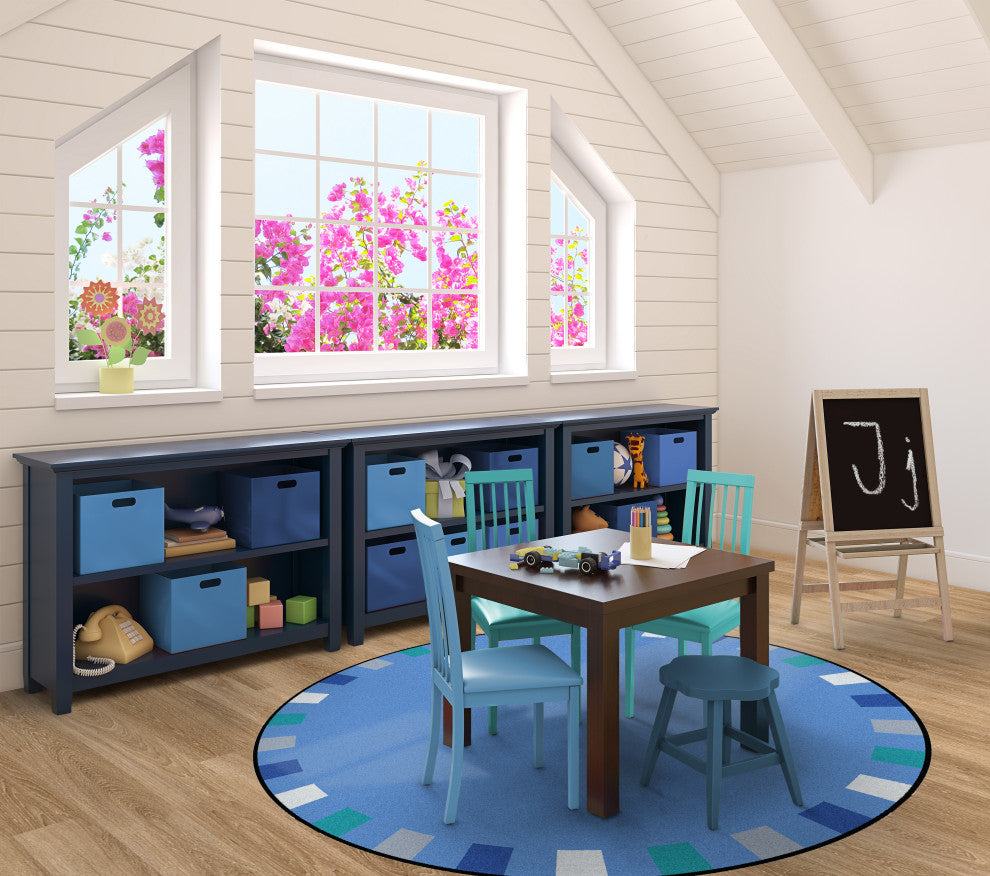 On The Border Rug, Soft, 5'4" Round