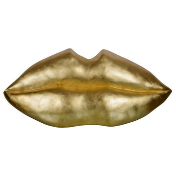Renwil Inc Kiss Kiss - 49" Medium Decorative Wall Art, Gold Finish