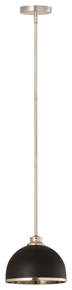 Zlite 6013-18RB 1-Light Chandelier, Rubbed Brass