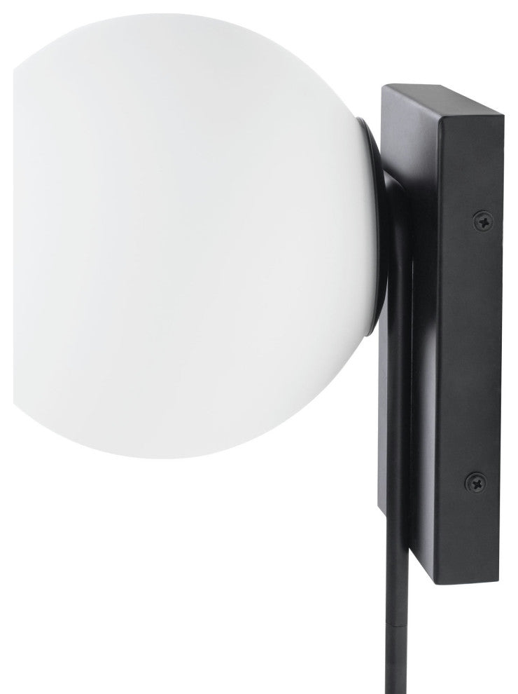 Alina White Glass Sconce Lighting, HGSK427