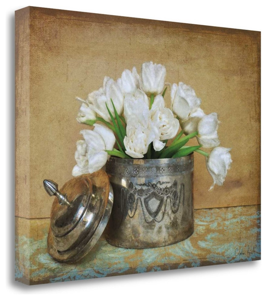 "Vintage Tulips II" By Cristin Atria, Giclee Print on Gallery Wrap Canvas