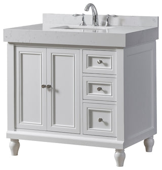 36" Classic Exclusive White Bath Vanity