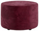 Hester Ottoman, Berry Velvet