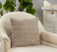Rope Throw Pillow, Grey, 18", Poly Filled