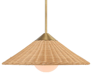 Uttermost Phuvinh 1-LIght Rattan Shade Pendant