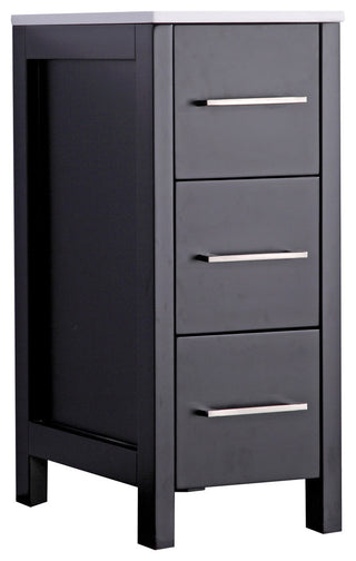 Vanity Art Vanity Cabinet, 12", Espresso