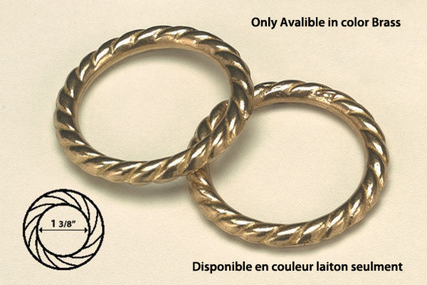 Brass Cable Ring, 108