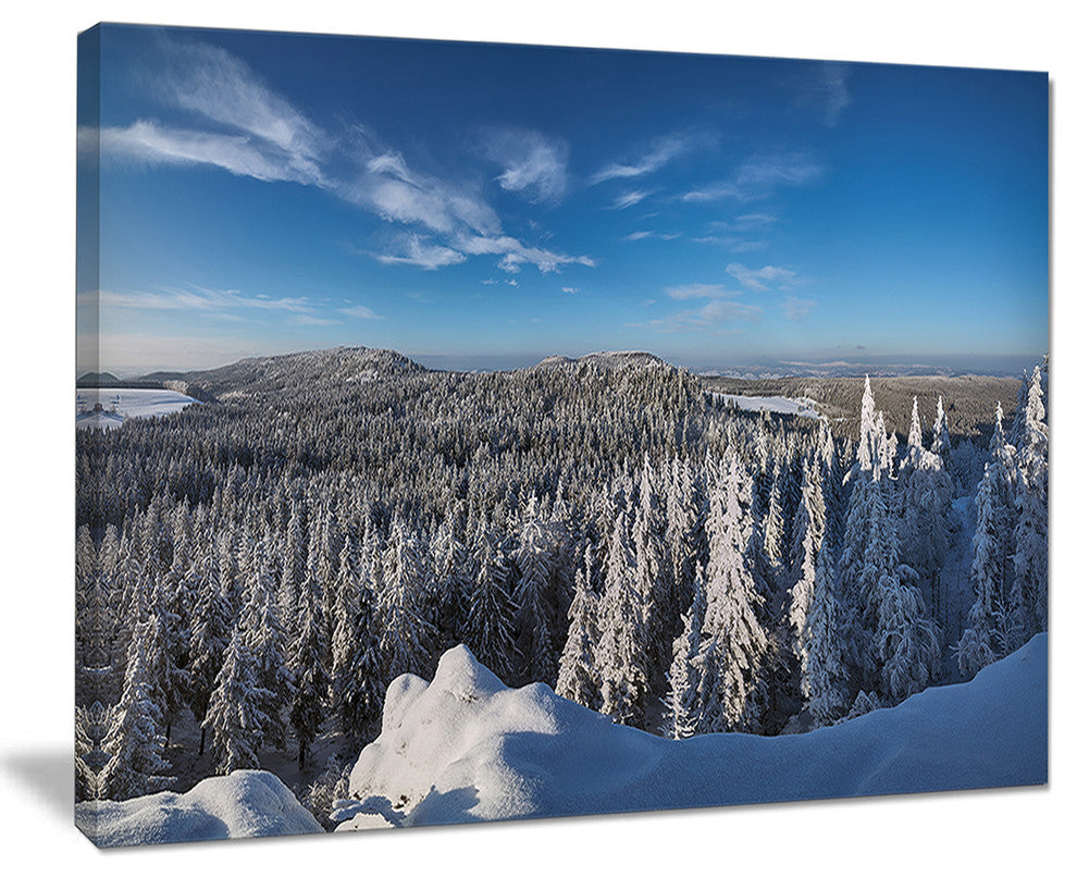"Gory Stolowe From Szczeliniec Mountains" Landscape Wall Art, 40"x30"