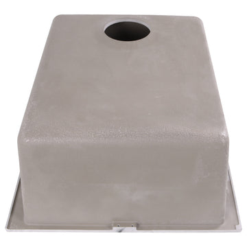 Nantucket Sinks 17" Single Bowl Undermount Granite Composite Bar-Prep Sink, Truf