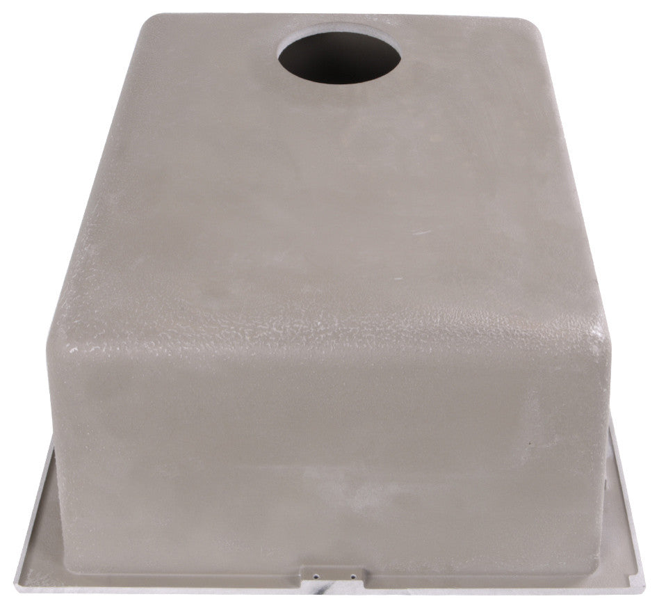 Nantucket Sinks 17" Single Bowl Undermount Granite Composite Bar-Prep Sink, Truf