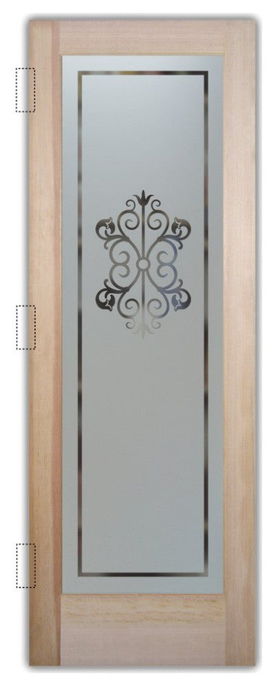 Pantry Door - Granada - Douglas Fir (stain grade) - 24" x 84" - Book/Slab Door