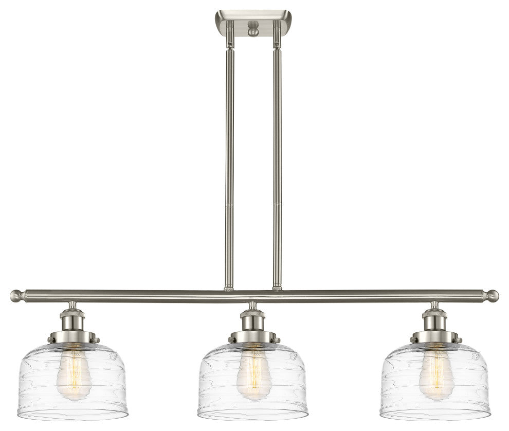 Innovations 916-3I-SN-G713 3-Light Island Light, Brushed Satin Nickel