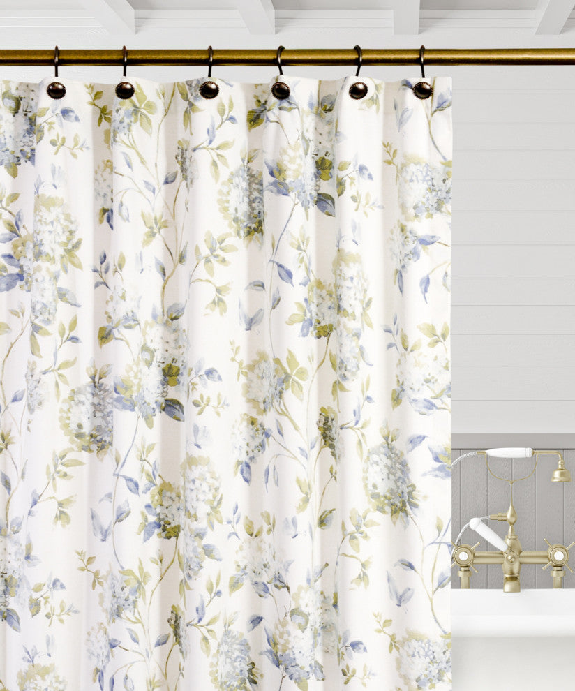 Abigail 72" x 72" Shower Curtain, Porcelain