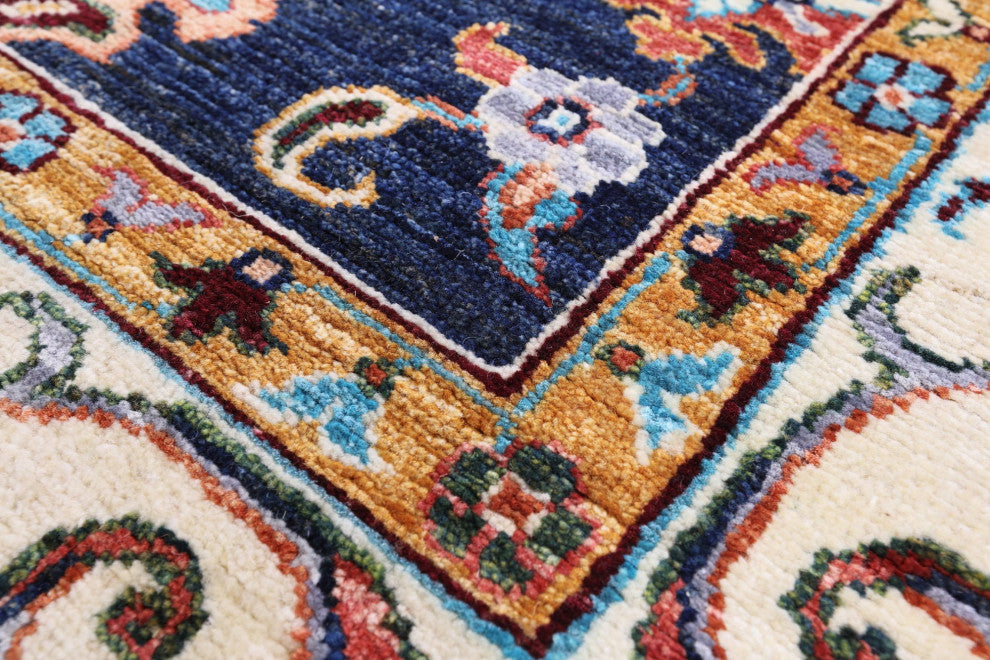 Hand Knotted Persian Tabriz Wool Rug 6' 10" X 9' 8" Q9998