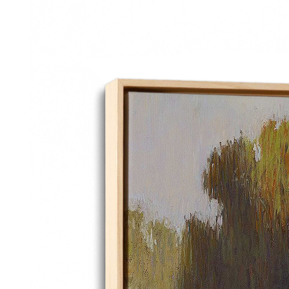 "Dawn's Rustic Charm" - A Canvas Print Celebrating Countryside Serenity