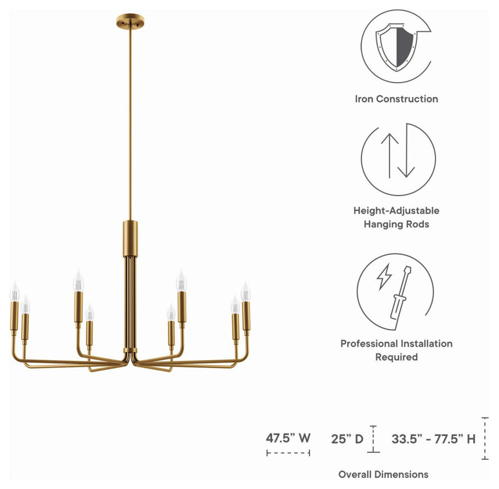 Rekindle 8-Light Chandelier