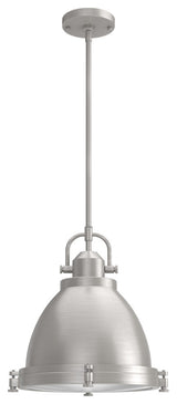 Hunter Bridgemoor Brushed Nickel 2-Light Pendant Ceiling Light Fixture
