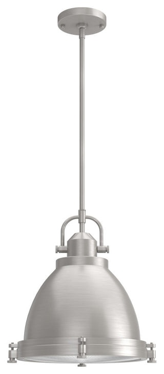 Hunter Bridgemoor Brushed Nickel 2-Light Pendant Ceiling Light Fixture