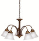 Chandelier 5-Light, Olde Bronze