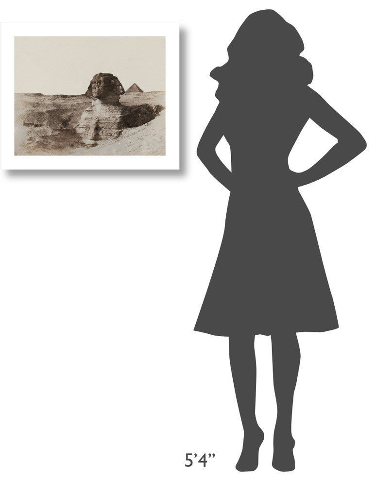 "The Sphinx, c. 1853" Digital Paper Print by John Beasley Greene, 24"x19"