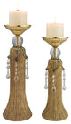 2-Piece AuricTwists Decorative Candleholder Set