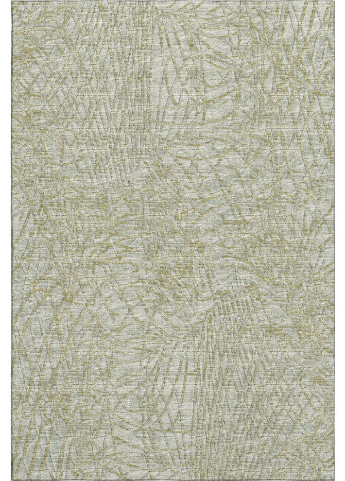 Premium Machine Washable Mayfield AMF35 Sage 3' x 5' Rug