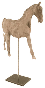 Distressed Horse on Stand