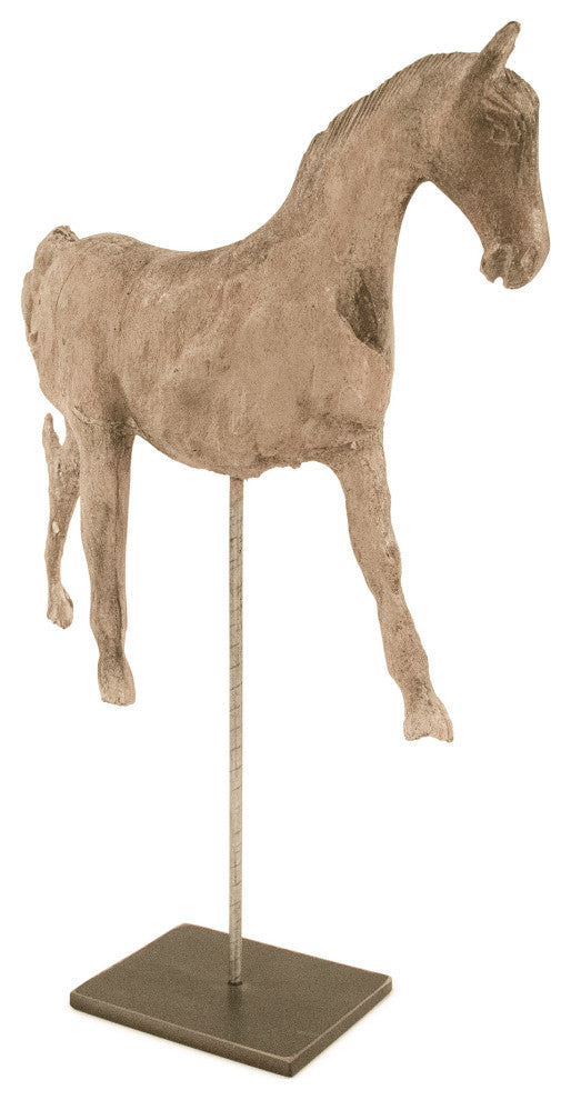 Distressed Horse on Stand