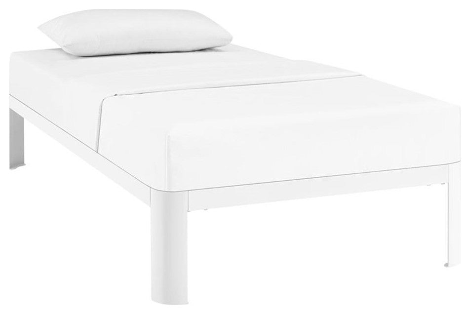 Corinne Twin Bed Frame in White