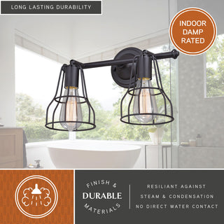 Clybourn 2-Light Adjustable Vanity Oil Rubbed Bronze