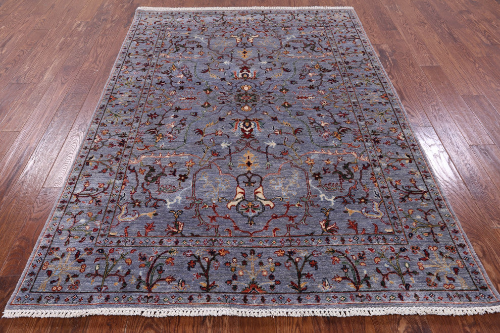 Persian Tabriz Handmade Wool Rug 5' 8" X 7' 10" - Q12758