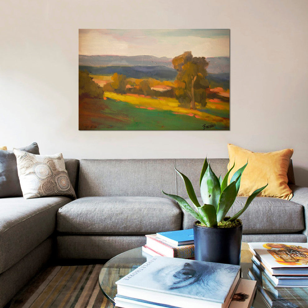 "Hillside Hideaway" by Eddie Barbini, Canvas Print, 18"x12"
