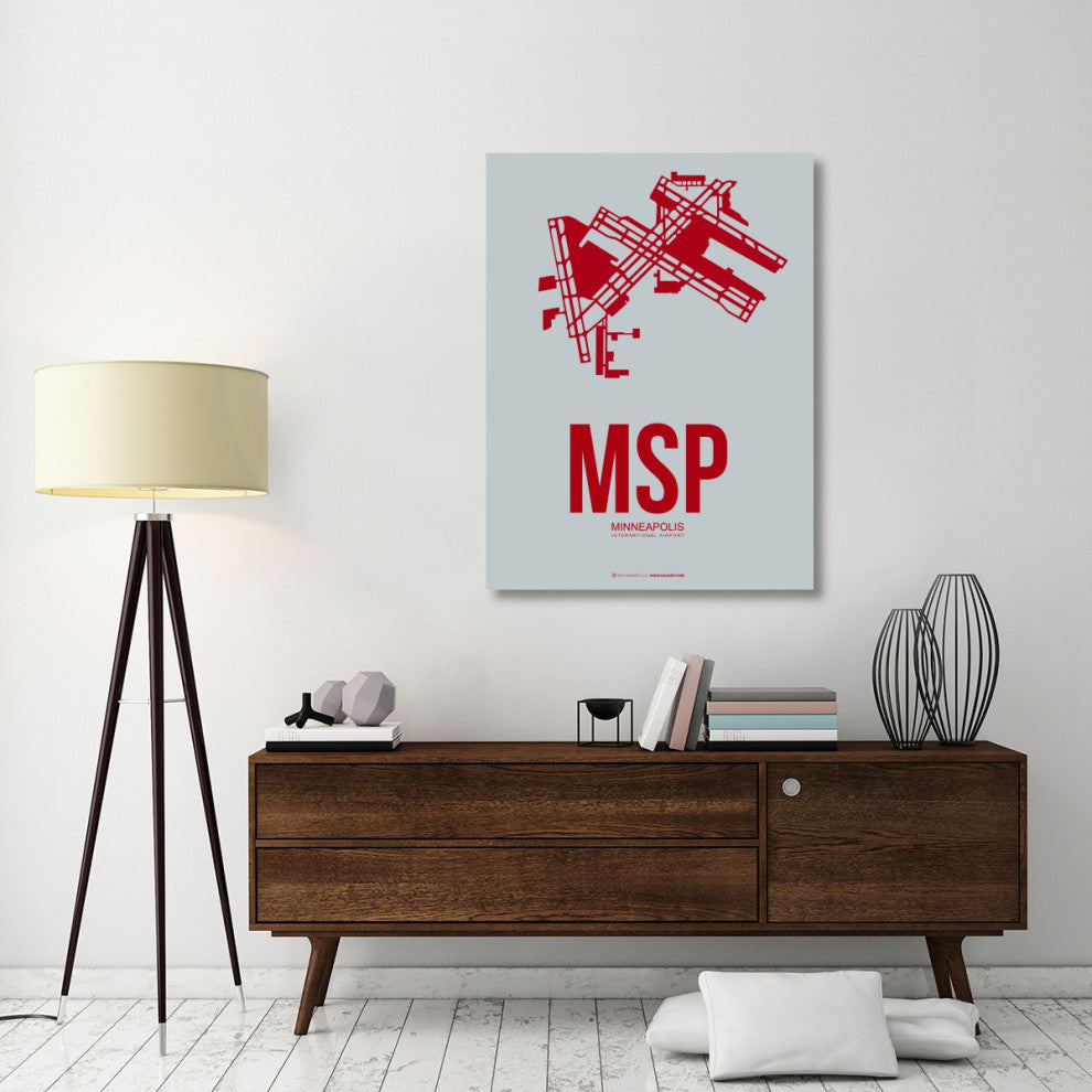 "MSP Minneapolis Poster 3" Fine Art Print