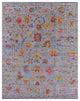 8' 0" X 9' 9" Turkish Oushak Hand-Knotted Wool Rug - Q14828