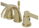 Kingston Brass Widespread Bathroom Faucet, Polished Brass