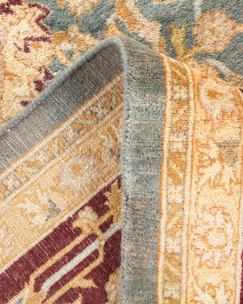 Anna, One-of-a-Kind Hand-Knotted Area Rug Gray, 6'1"x9'1"